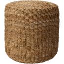 Sitzpouf Schilf - Rund - Vielseitiger Sitzhocker für Boho, Vintage & Landhaus...