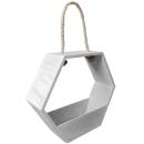 Deko-Korb Bienenwabenform mit Seilaufhängung - Vielseitig einsetzbar für Pfla...