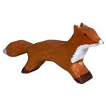 Holztier Fuchs handgefertigt 14x6x2,5cm - nachhaltig poliert mit Bio-Ölen - f...