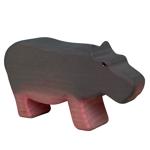 Holztier Nilpferd handgefertigt - Fördert fantasievolles Spiel & Intelligenz ...