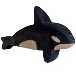 Holztier Orka - Handgefertigt aus Linde, nachhaltig & poliert mit Bio-Ölen - ...