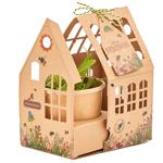 Wildblumen-Gewächshäuschen Bieneninsel – Anzuchtset – Für Bienen, Hummeln, Sc...