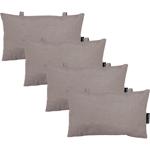 4er-Set Universelles Kopfkissen für Garten- und Liegestühle, ca. 24 x 40 cm, ...