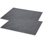 2er-Set Platzset Schieferplatte - Premium Tischdekoration für Weihnachten Geb...