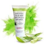 Sensitives Aloe Vera Gel 100ml – 98,3% reiner Natursaft Barbadensis Miller – ...