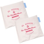 2er-Set Bequemes Bio-Kirschkern, 25x25 cm - Natürliches Wärme- & Kältekissen ...