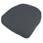 Stuhlkissen Grau 46x8x51 cm - Abnehmbarer Polyester Bezug - Optimaler Sitzkom...