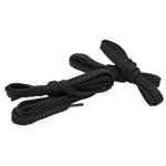 2 Paar Robuste Schuhbändel, Flach - Schwarz, 90 cm Länge - Langlebige Polyest...