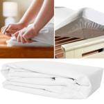 Anti-Milben Matratzenschoner Fleece weiss 160x200cm - Wasserdicht, hygienisch...
