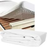 Anti-Milben Matratzenschoner - Fleece, weiss, 180x200cm - Schutz vor Verunrei...