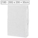 Premium Jersey Melange Fixleintuch - 100% Baumwolle, Öko-Tex Standard 100 - S...