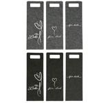 Flaschentasche aus Filz - Geschenktasche für Flaschen mit Tragegriffen - Robu...