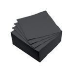 40er-Set Papier Servietten Schwarz - 2-lagig & Saugfähig für Partys, Geburtst...