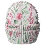 Muffinförmchen Rosen 60er-Set - Cupcake Formen Pergamentersatz lebensmittelec...