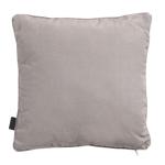 Outdoorkissen taupe 45x45x10cm - Bequemes Deko-Kissen für Lounge, Gartenstuhl...