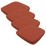 Stuhlkissen Outdoor 4er-Set - Für Garten- & Essstühle - Hoher UV-Schutz, recy...