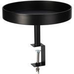 Beistelltisch zum Anklemmen - Rund, Schwarz, Ø 28x26 cm - Praktischer Balkon ...