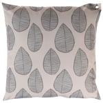 Outdoor Kissen mit graphischem Blattmuster - Wetterbeständiges Polyester für ...
