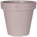 Blumentopf rund braun-grau - Pflanztopf aus 100% recyceltem Kunststoff - Ø 20...