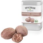 Spicebar Muskatnüsse ganz bio - 60g 9-12 extra grosse Exemplare - Intensiv-wü...