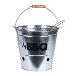 Grilleimer aus Zink mit Aufdruck - Campinggrill mit Henkel - doppelwandig - Ø...