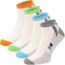 Sneaker Socken 4er-Set Unisex - Atmungsaktiv & feuchtigkeitsregulierend - Grö...