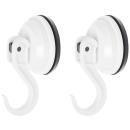 Haken-Saugnapf 2er-Set - Handtuchhalter für Dusche, Bad, Küche & Camping - Ke...