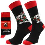 Freizeitsocken Tattoo - Auffälliges Totenkopf-Design, Grösse 36-40 - Optimale...