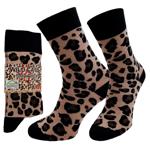 Freizeitsocken Leopard 1 Paar Grösse 36-40 - Modisches Design & komfortabler ...