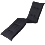 Liegen-Auflage - Weiche, komfortable Polsterung, schwarz, 200x65 cm - UV-Schu...