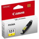 Canon Original Tintenpatrone CLI-551Y Gelb - 7ml Tinte für brillante Ausdruck...