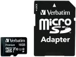 Verbatim Premium microSDHC-Speicherkarte 16 GB - Ideal für Smartphones & Tabl...
