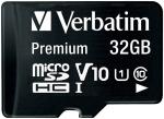Verbatim Premium microSDHC-Speicherkarte 32 GB - Schnell 90 MB/s Lesen Class ...