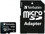 Verbatim Premium microSDXC-Speicherkarte 64 GB - High-Speed 90 MB/s für Smart...