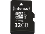 Intenso Professional microSDHC-Speicherkarte 32 GB U3 - High-Speed bis 90 MB/...