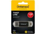 USB-Stick Twist Line, 128 GB mit USB 3.2 Typ A & USB Typ C