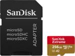 SanDisk Extreme microSDXC (SDSQXAV-256G-GN6MA) 256 GB - Ideal für 4K-UHD-Vide...